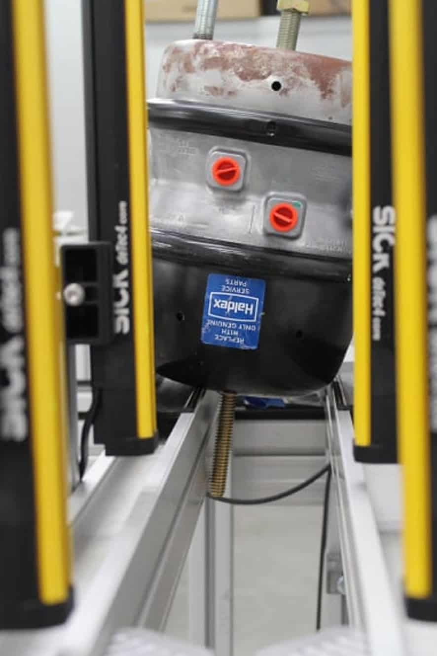 Cámara de freno de un vehículo pesado